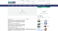 Desktop Screenshot of greendartexpress.com
